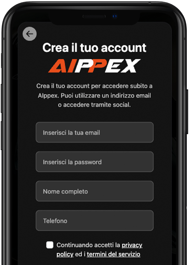 App screen