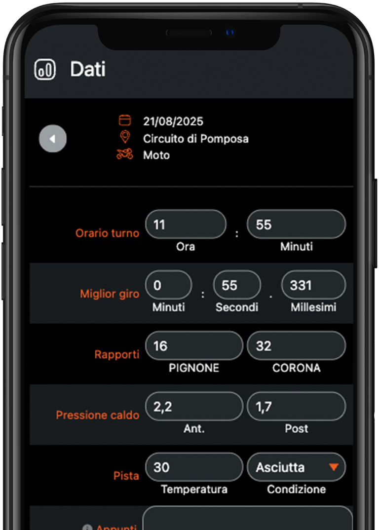 App screen